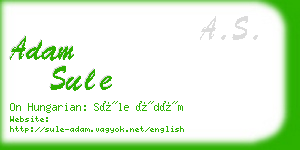 adam sule business card